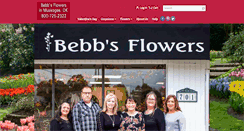 Desktop Screenshot of bebbsflowers.net