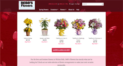 Desktop Screenshot of bebbsflowers.com